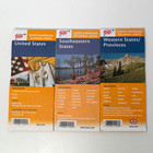 Aaa Caa Road Maps Regional Series Lot Of 9 North American And Us Regional