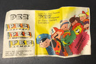Vintage Santa Claus Pez Dispenser No Feet- With Instruction Sheet   Packaging 