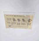 Vintage Craftaid Leather Template Horse The Lady  4070 Billfold Wallet Crafting 