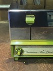 Vintage Retro Sears Automatic 4 Slice Toaster Avocado Green Chrome Works