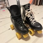 Vintage Roller Derby Black Roller Skates Womens Size 7-7 5