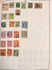 India Small Collection Of Over 50 Mostlly Used Stamps On Pages