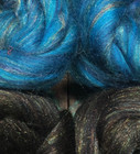 Evening Shimmer Blend Top Roving Spinning Felting Merino Wool  10oz Bag