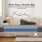12  14  Comfort Memory Foam Mattress Queen Full Twin Size Hybrid Spring In A Box