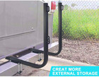 Rv Bumper Rack bumper Mount Tote Tank Holder rv Support Bracket Black 