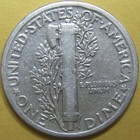 1929 P Mercury Dime 10c Us Mint 90  Silver Coin Vintage
