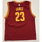 Adidas Cleveland Cavaliers Lebron James 23 Youth Large Jersey Wine Gold Nba L