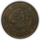 1871 Prince Edward Island One Cent Victoria Extremely Fine Xf Coin  28369