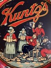 Rare Vintage 1920s Kuntz   s Brewery Olde Dutch Lager Advertising Serving Tray