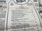 Vintage Old Spaghetti Factory Restaurant 1960-70   s Gastown Vancouver B c  Menu