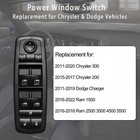 Master Power Window Control Switch For Chrysler 200 300 Dodge Charger Ram 4-door