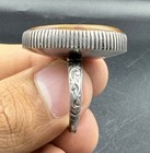 Rare Antique Islamic Agate Ring 1066 Ah Arabic Calligraphy Handmade Silver Ring 