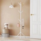 Coat Rack Stand Free Standing Tree Clothes Hanger Hat Coat Rack 8 Hooks
