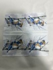 Two Single Cocktail Napkins For Decoupage Winter Blue Birds Limb Snow Christmas