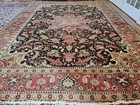 8 1 X 10 11 Veg Dye Antique Heriz Rug Vintage Serapi Tribal Caucasian