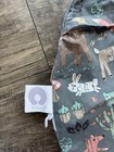 Boppy Pillow Cover Animal Print Woodland Forest Deer Bear Fox Green Zipper