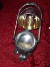 Antique Eg Webster Bros Acorn Hinged Butter Butler Butter Dish Quadruple Plate