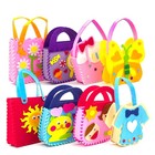 8pcs Kids Sewing Kit Diy Felt Sewing Kits Preschool Educational Toys Craft Felt