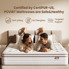 Queen Mattress 12 Inch In A Box  Hybrid Queen Mattress With Memory Foam   Ind   
