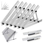 Solar Panel Tilt Mount Brackets Wall Rv Roof Flat Surface Adjustable Frame