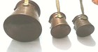 3 Piece Cezve  Coffee Pot Vintage Hand Made Etched Turkish Copper