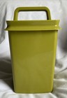 Vintage Tupperware Pickle Keeper Avocado Green Container  1330-1 Insert  1331-2