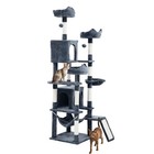 75 large Cat Tree Tower Multi Level Play Tower Condo With Sisal Ramp