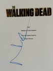 Norman Reedus Signed Autograph The Walking Dead Full Movie Script Daryl Psa Dna