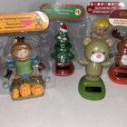 10 Solar Powered Lot  Dancing Toys Bobble Heads Assorted Lot