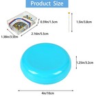 Hilltian Magnetic Pin Cushion With 100 Plastic Head Pins  Large  Blue 