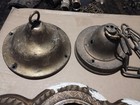 Lot Of Antique Vtg Canopies Parts Wall Ceiling Light Fixtures Salvage Sockets 