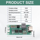 3pcs Lithium Battery Boost Charging Module 2s 3s 4s To 8 4v 12 6v 16 8v  4s 4a 