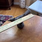 Old Antique Cast Iron  Bird For Fence Post Topper Rare Garden Home Decor Vintage