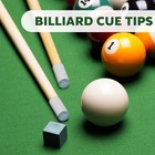 40pcs Slip On Pool Cue Tips Replacement Kit  4 Sizes Upgrade Pool Stick Tips For