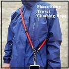 10mm Lanyard Strap Crossbody Chain For Smart Mobile Phone Colorful Nylon Rope