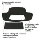 Black Convertible Soft Top   Plastic Window For Geo Metro 1990 1991 1992 1993