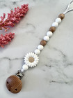 Dummy Clip - Pacifier Chain - Newborn Gift Soother Holder - Binky Band - Shower