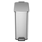 13 2 Gallon Slim Kitchen Trash Can  Stainless Steel Kitchen Step Trash Can   new