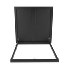 Steel Roof Access Hatch 31 5in Black For Attic Maintenance Emergency