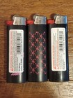 New New Lot Of 3 Bic Lighters Black pink purple Pank Smokey s Sticky Ypsi