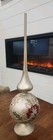 Frontgate Silver Blown Glass Tree Topper Finial Ornament In Box