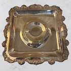 Vintage Silverplate Lot 10pc Gorham Oneida Rogers Poole Trays Bowls 8  Lbs