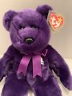 Rare Ty Original Beanie Buddy 1998 Princess Diana Plush Bear 14    White Rose