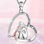 3pcs Dog Necklace   Earring Jewelry Set  Gift For Family Pet Lover