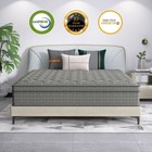 12  14  Twin Full Queen King Size Mattress In A Box Memory Foam Spring Gray Bed