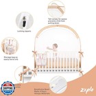 Zxplo Baby Safety Crib Tent Infant Pop Up Mosquito Net Nursery Bed Canopy Net