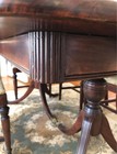 Duncan Phyfe-style Mahogany Double Pedestal Dining Table And Chairs