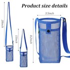 Bremorou 2 Pcs Water Bottle Holder With Strap Mesh Sling With Adjustable 