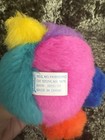 Vtg 1998 Swibco Puffkins Cosmo Rainbow Color Block Teddy Bear Plush Toy