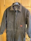 Dickies Coveralls Mens 2xl Heavy Insulated Quilt Lined Duck Canvas Work Black